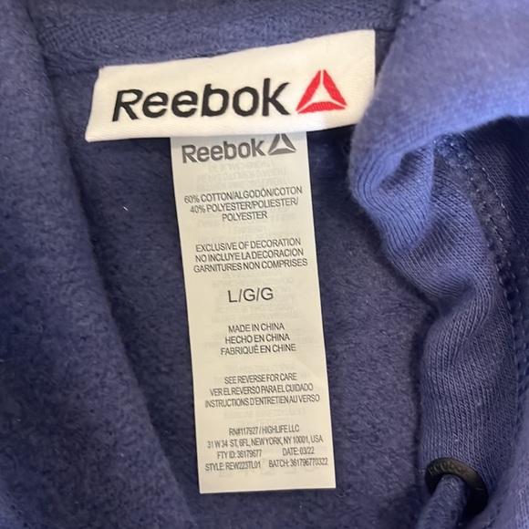 REEBOK || Blue Hoodie - Picture 8 of 8